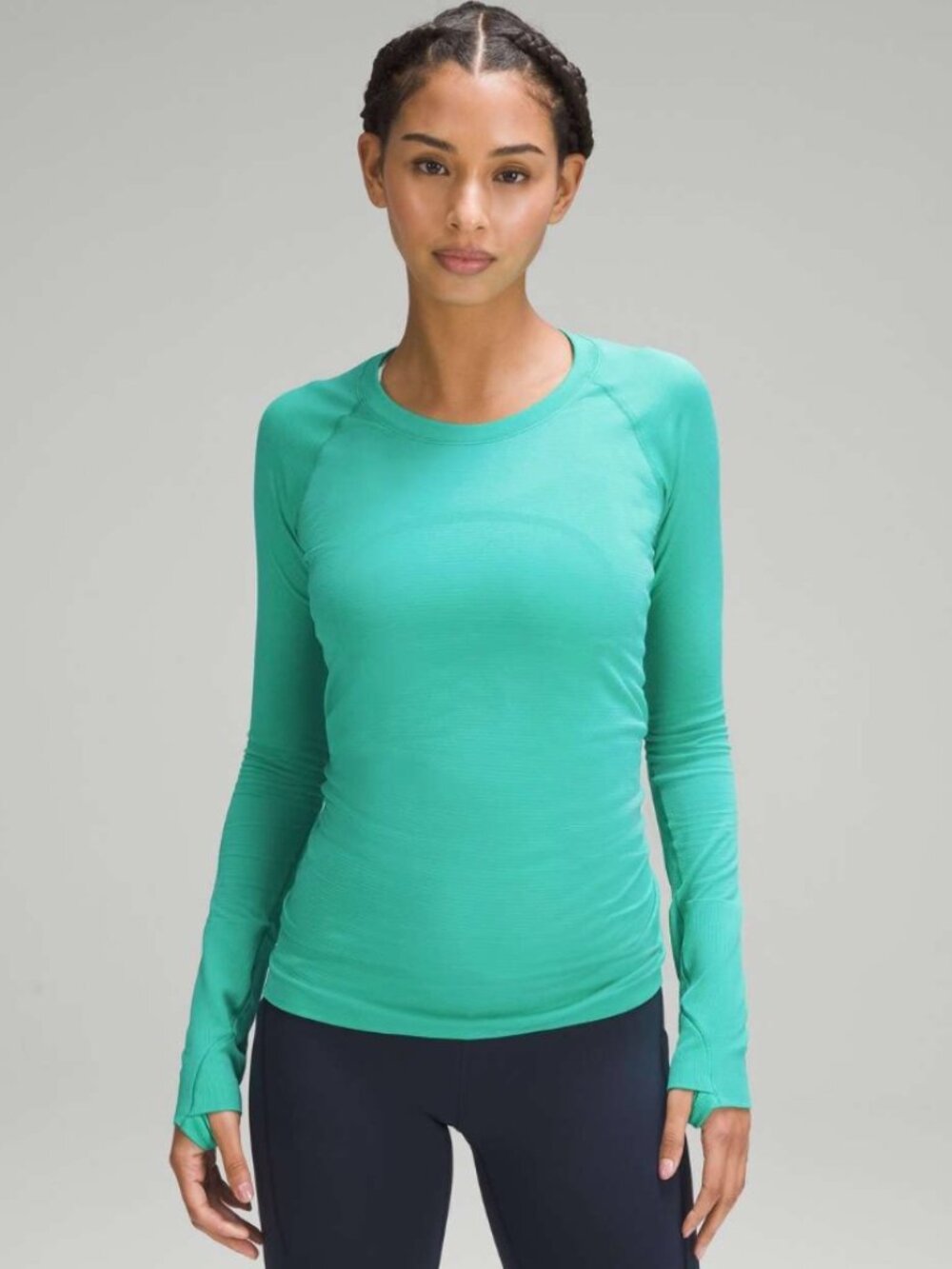 Lululemon Swiftly Tech Long-Sleeve Shirt 2.0 in Green, Sz 2